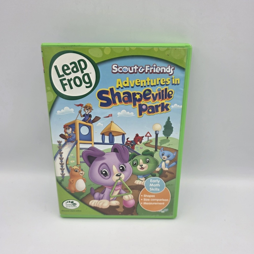 Leap Frog: Scout Friends Adventures in Shapeville Park (DVD, 2013) Shapes & Math